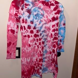 Undee Bandz Girls Tie Dye Dress. Size 12. New .